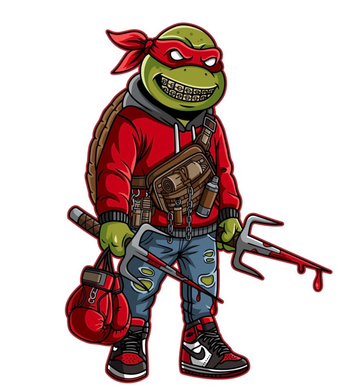 The Bred Ninja Enamel Pin