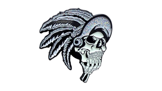 Hold Your Head Up Pin - Aztec Warrior 2.0