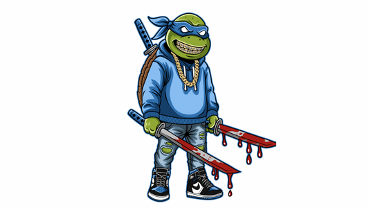 TMNT Leonardo Hype Blooded 3D Enamel Pin