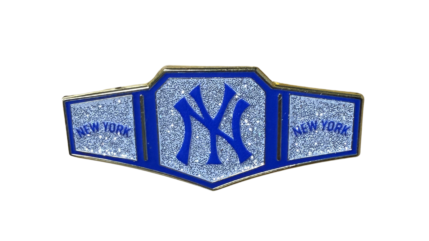 NY Yankees Championship Belt Enamel Pin