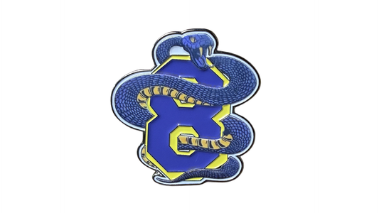 Kobe Tribute: #8 Purple Mamba Enamel Pin