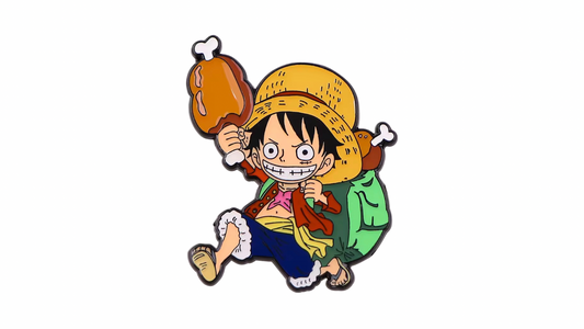 The Hungry Pirate: Monkey D. Luffy Enamel Pin