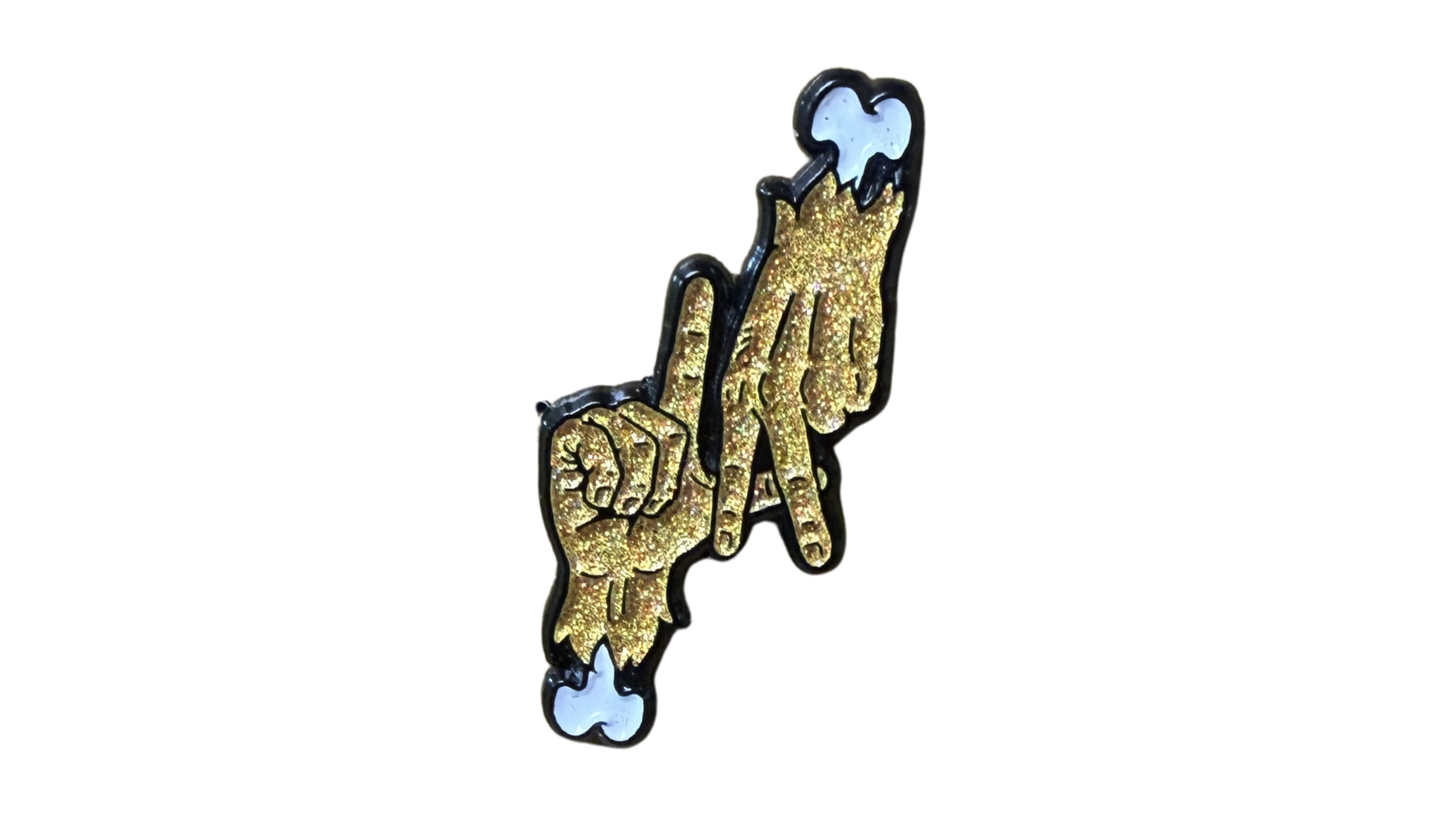 LA Fitted Fire Hat Pin