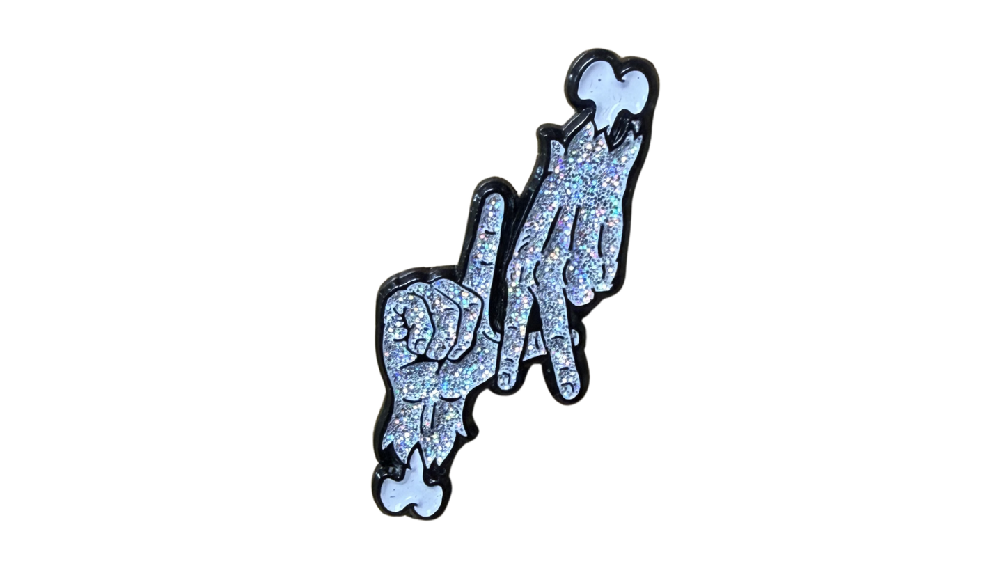 LA Fitted Fire Hat Pin