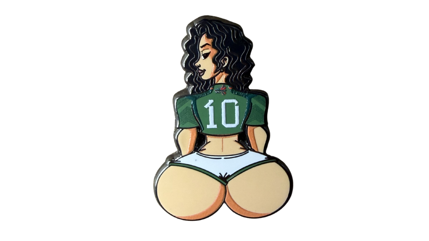 Mexican Babe Enamel Pin