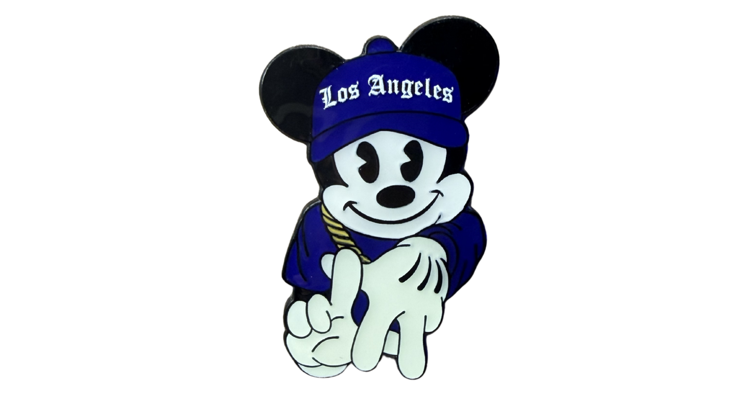 LA Mickey Enamel Pin