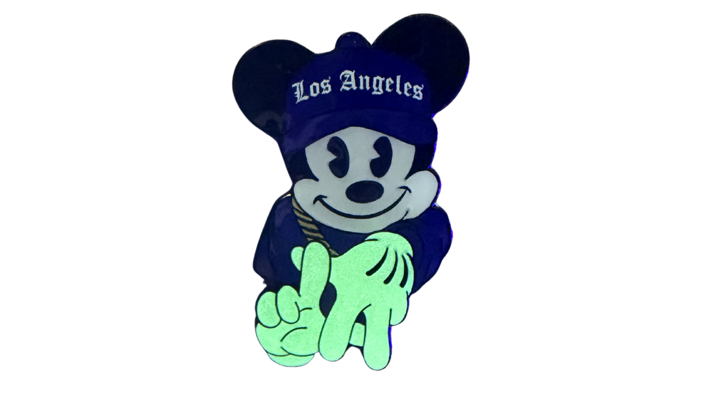 LA Mickey Enamel Pin