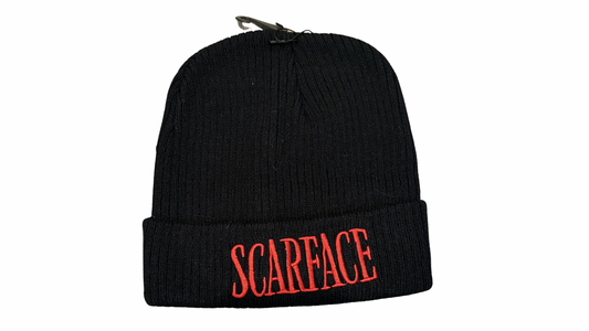 Scarface "The World Is Yours" Embroidered Beanie – Unisex One Size Fits All