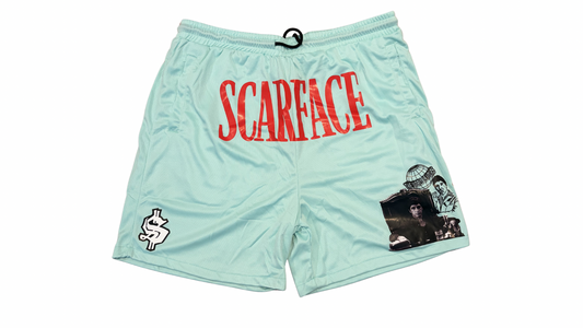 Reason Scarface Unisex Shorts - Mint