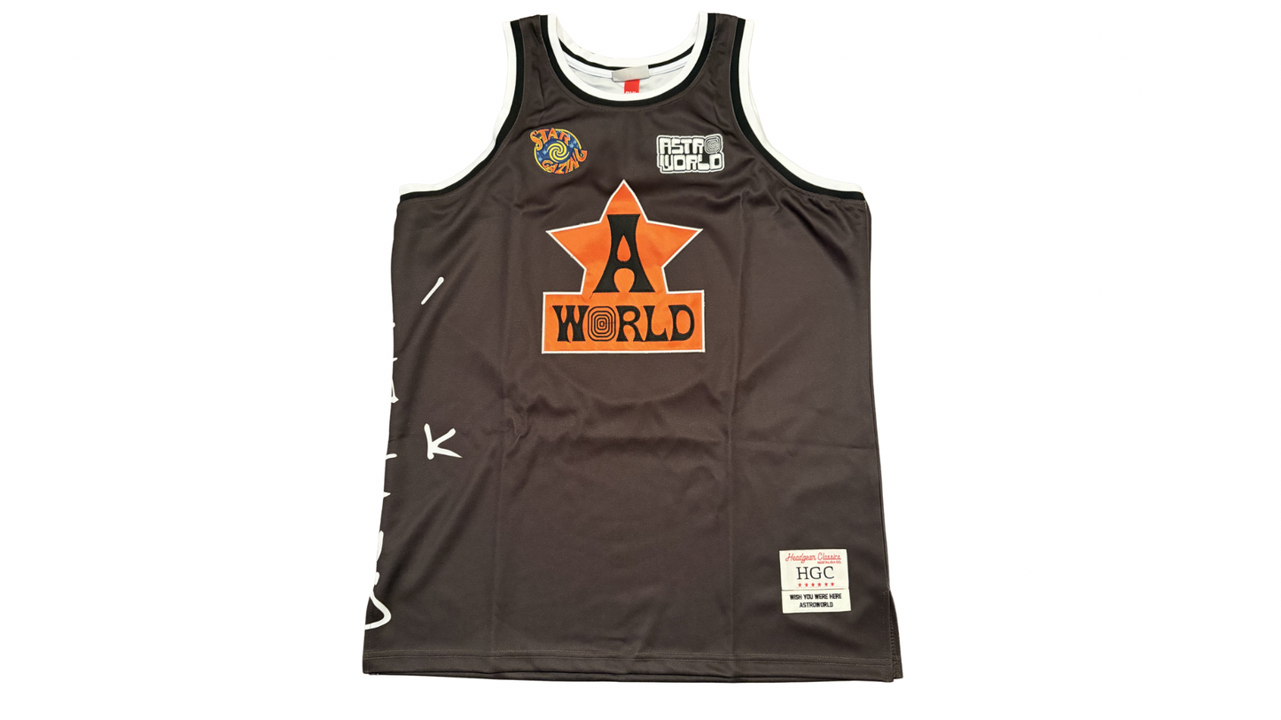 Headgear Classic Travis Scott Astroworld Headgear Classics Basketball Jersey