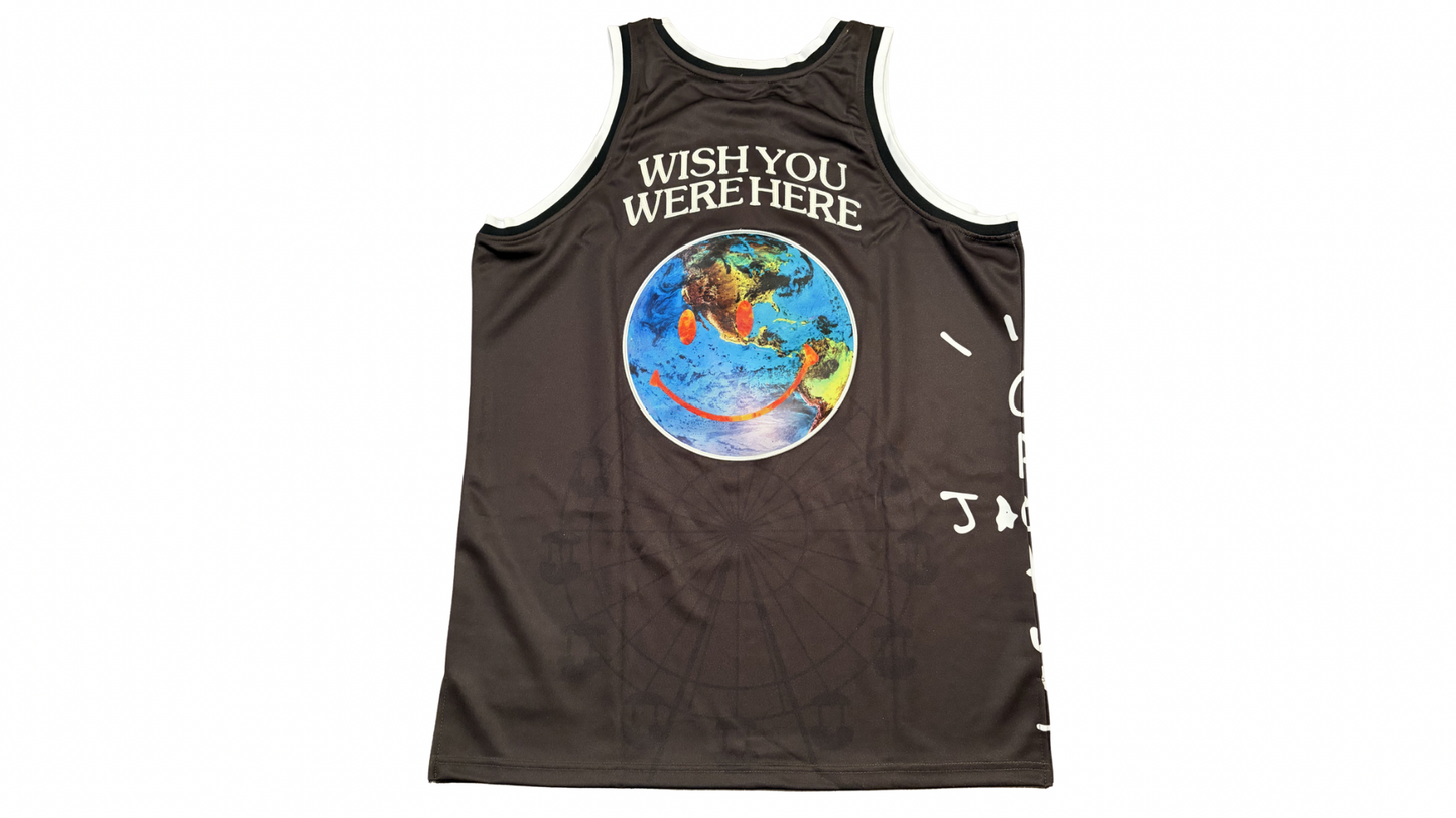Headgear Classic Travis Scott Astroworld Headgear Classics Basketball Jersey
