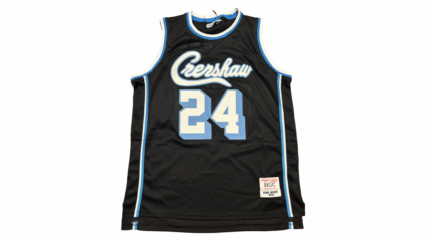 Headgear Classics HGC Kobe Bryant #24 Crenshaw Basketball Jersey
