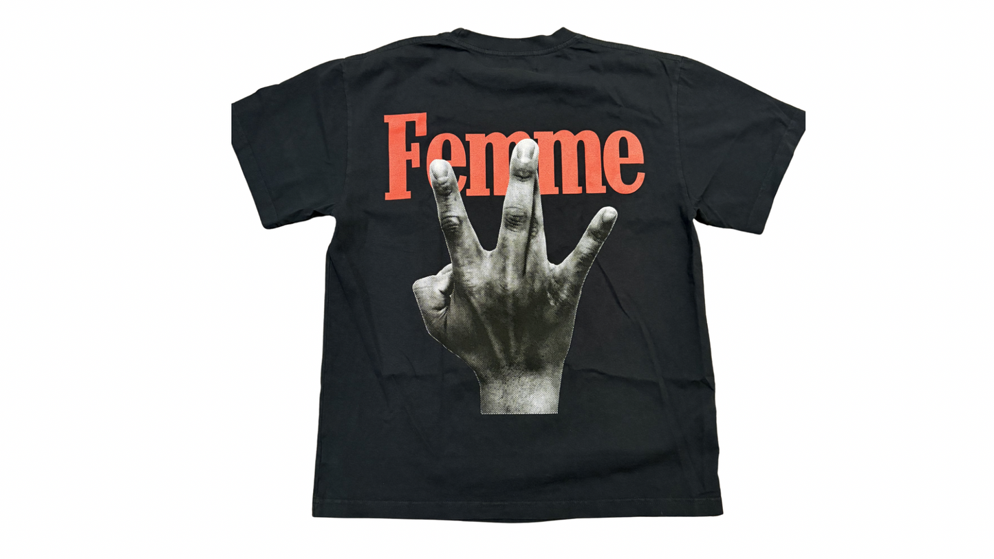 Homme + Femme "Westside" Graphic Tee – Black/Red
