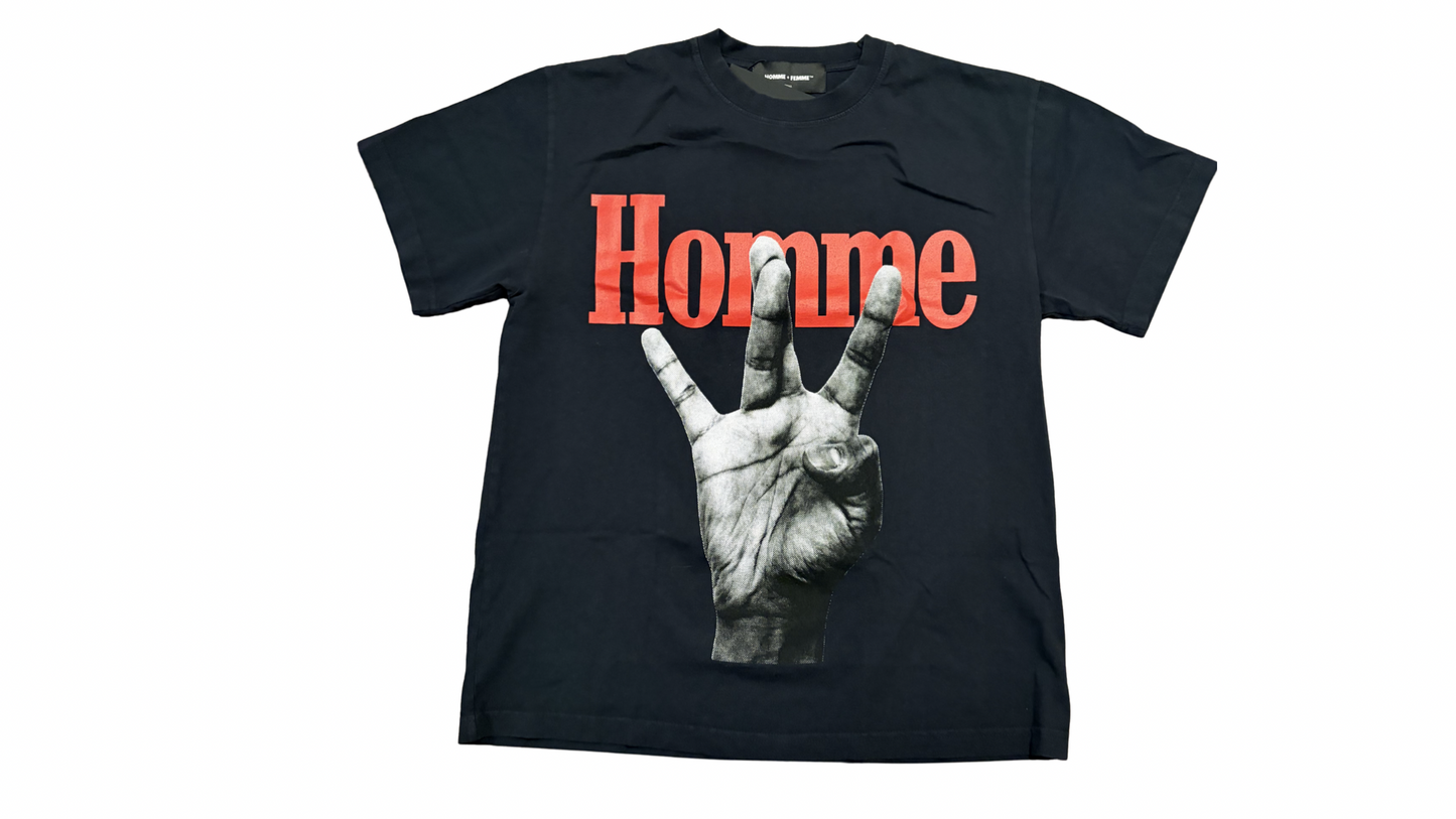 Homme + Femme "Westside" Graphic Tee – Black/Red
