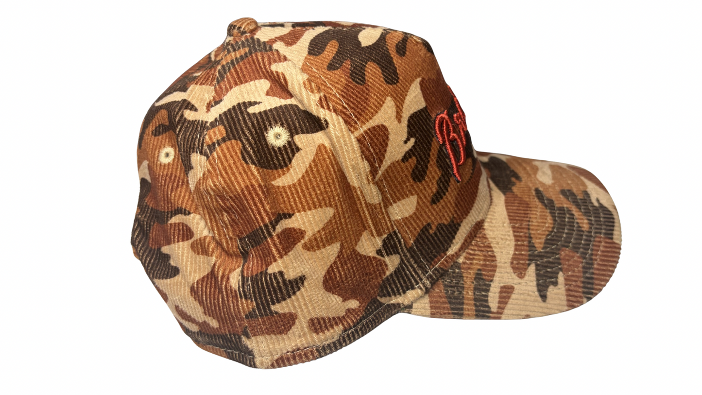 New Era Atlanta Braves Corduroy Camouflage 9FORTY A-Frame Snapback