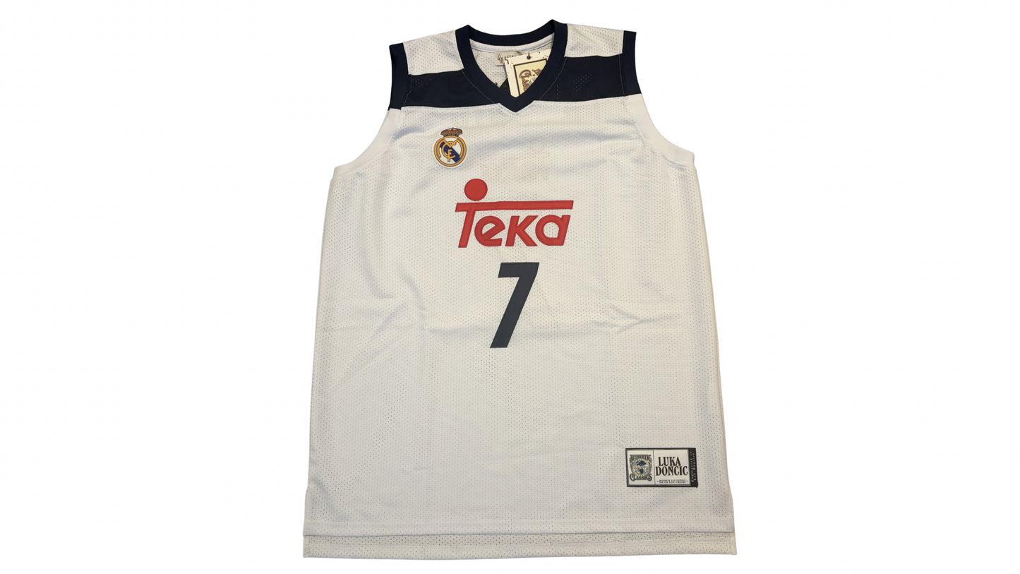 Headgear Classic Real Madrid Luka Doncic Basketball Jersey