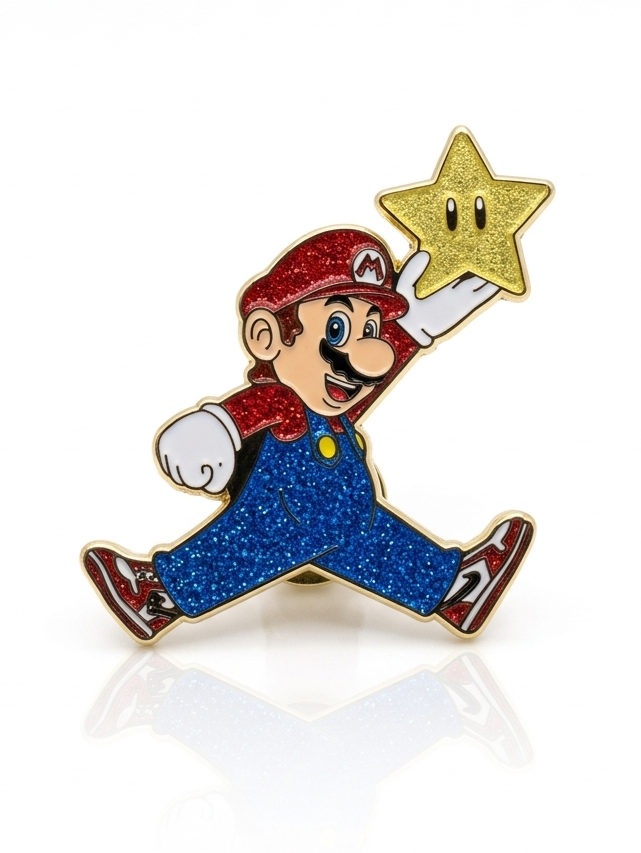 Jumpman Mario Enamel Pin