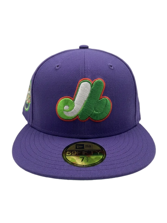 New Era Montereal Expos 59FIFTY 25th Anniversary Side Patch Fitted Hat