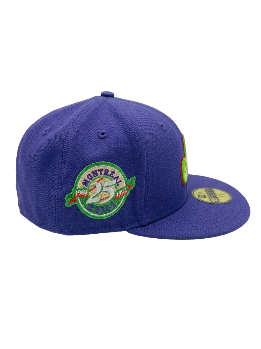 New Era Montereal Expos 59FIFTY 25th Anniversary Side Patch Fitted Hat