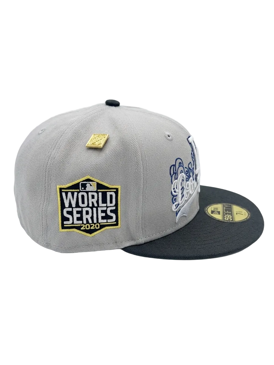 New Era Los Angeles Dodgers 59FIFTY 2020 World Series Side Patch Fitted Hat