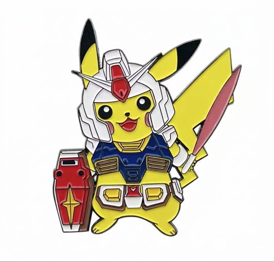 Gundam Pikachu Enamel Pin