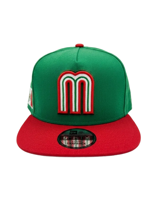 New Era Mexico World Baseball Classic 2 Tone 9FIFTY A-Frame Snapback