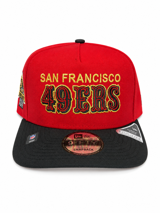 New Era San Francisco 49ers 30th Anniversary Side Patch 9FIFTY A-Frame Snapback