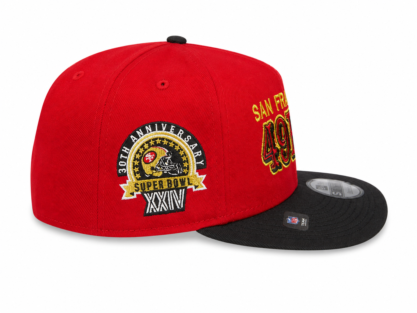 New Era San Francisco 49ers 30th Anniversary Side Patch 9FIFTY A-Frame Snapback